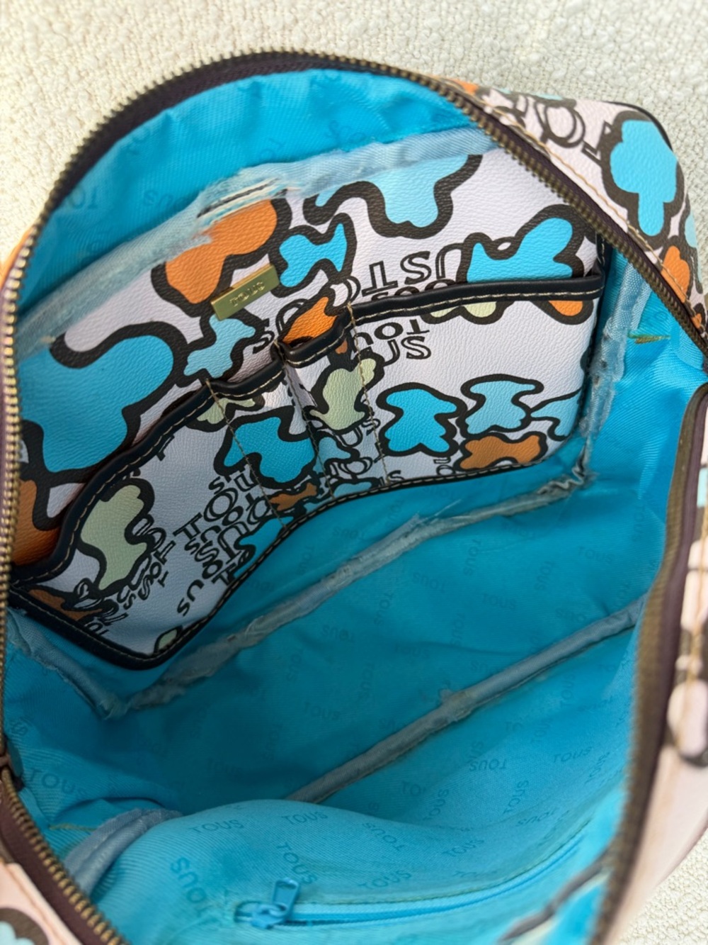 TOUS Kaos Multicolor Teddy Crossbody Bag - Picture 7 of 10
